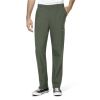 Pantaloni uniforma medicala, W123, 5355-OLIV(lung) 2XL