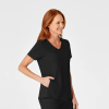 Bluza uniforma medicala, WonderWink Renew, 6334-BLAC