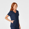 Bluza uniforma medicala, WonderWink Renew, 6334-NAVY