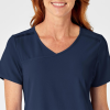 Bluza uniforma medicala, WonderWink Renew, 6334-NAVY