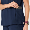 Bluza uniforma medicala, WonderWink Renew, 6334-NAVY