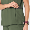Bluza uniforma medicala, WonderWink Renew, 6334-OLIV