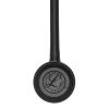 Stetoscop 3M Littmann Master Cardiology Negru capsula fumurie 2176 - capsula vedere frontala