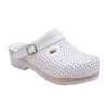 Saboti Scholl Clog Supercomfort Alb