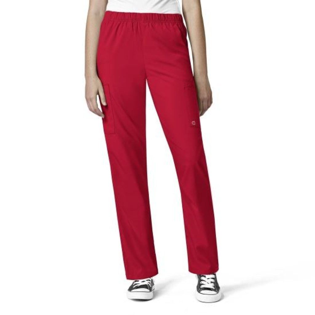 Pantaloni unisex uniforma medicala, W123, 5855-REDT L - LUNG