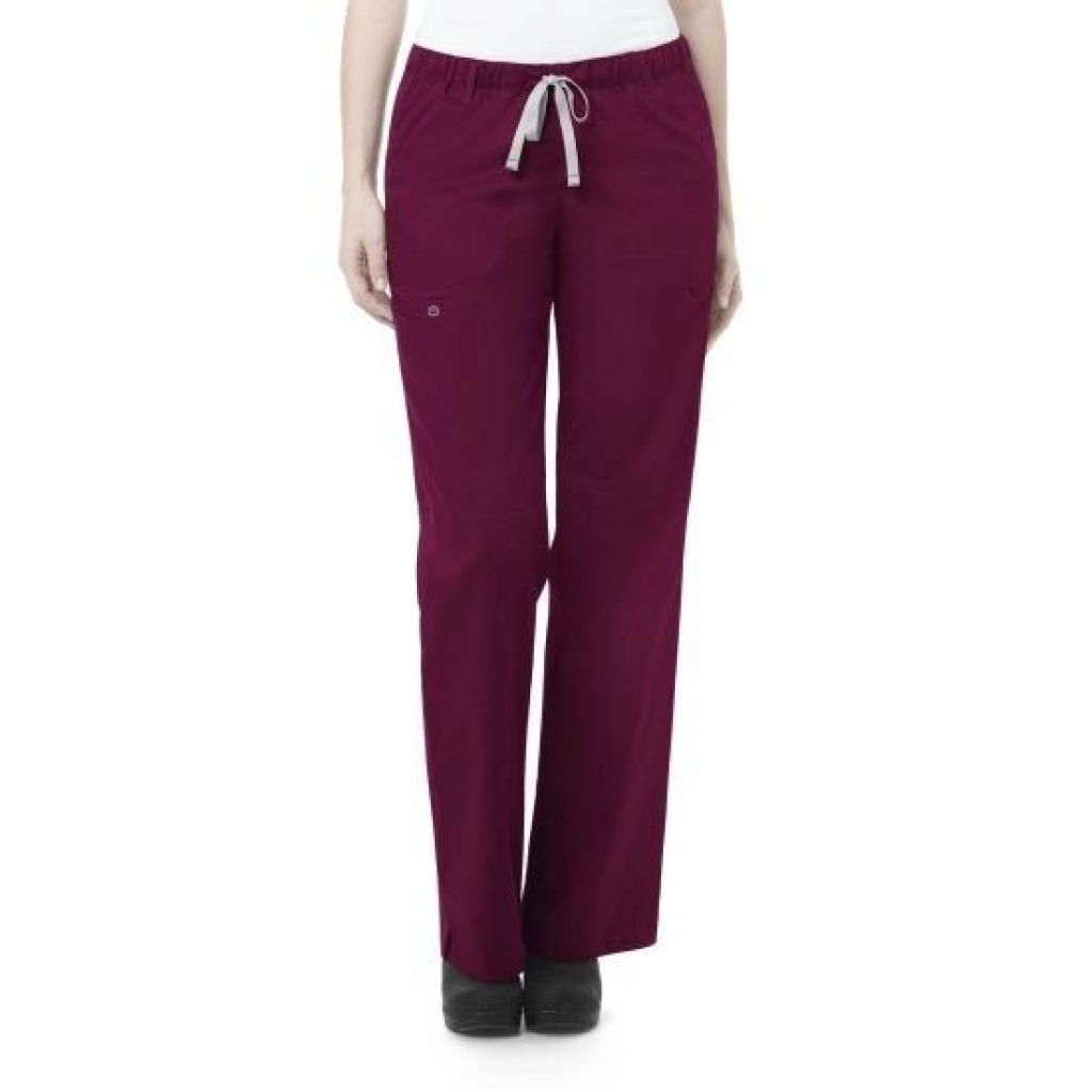 Pantaloni uniforma medicala, WonderWORK 504T, dama, visiniu