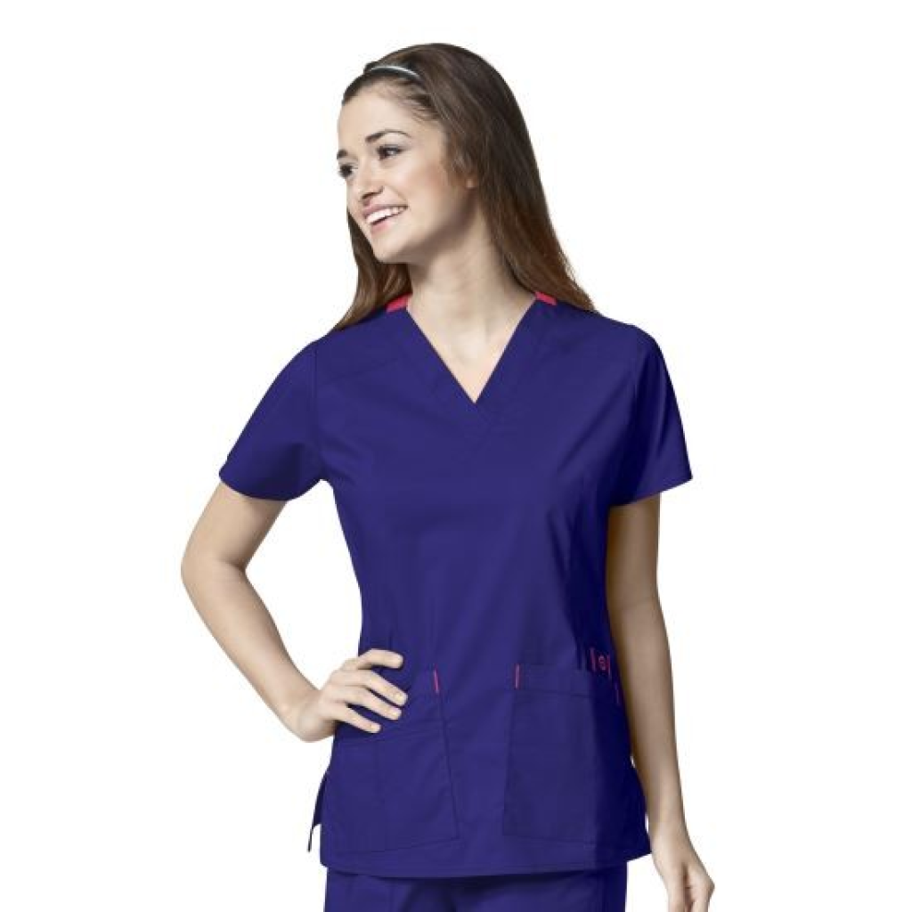 Bluza uniforma medicala, WonderFLEX, 6108-GRP M