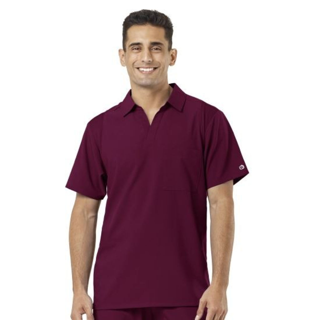 Bluza uniforma medicala, W123, 6055-WINE XL