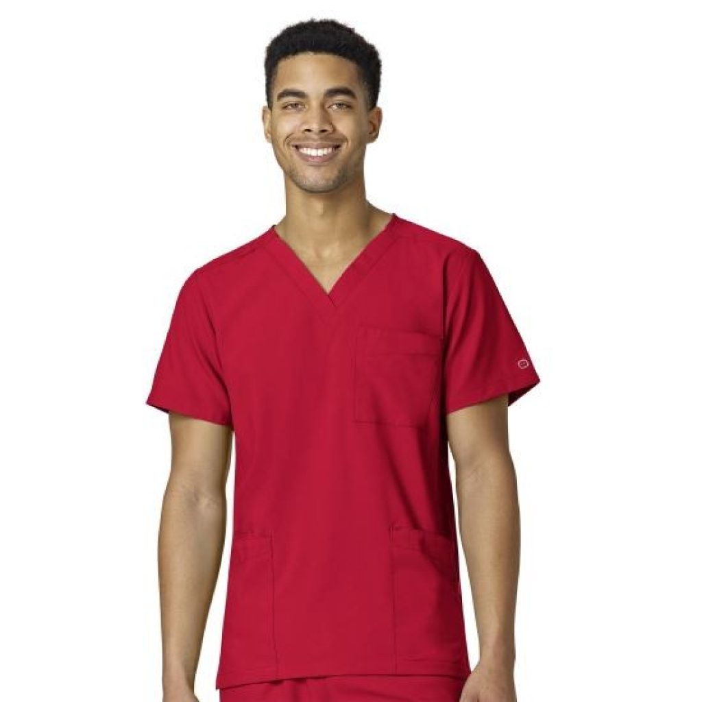 Bluza uniforma medicala, unisex, W123, 6855-REDT 2XL