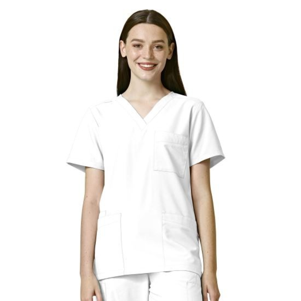 Bluza uniforma medicala, unisex, W123, 6855-WHIT S