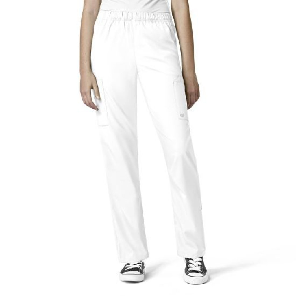 Pantaloni unisex uniforma medicala, W123, 5855-WHIT M