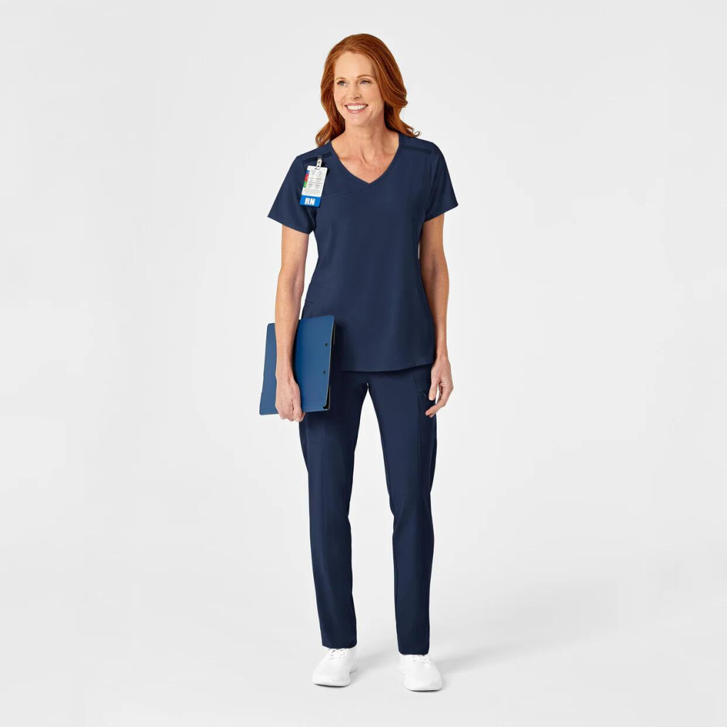 Bluza uniforma medicala, WonderWink Renew, 6334-NAVY