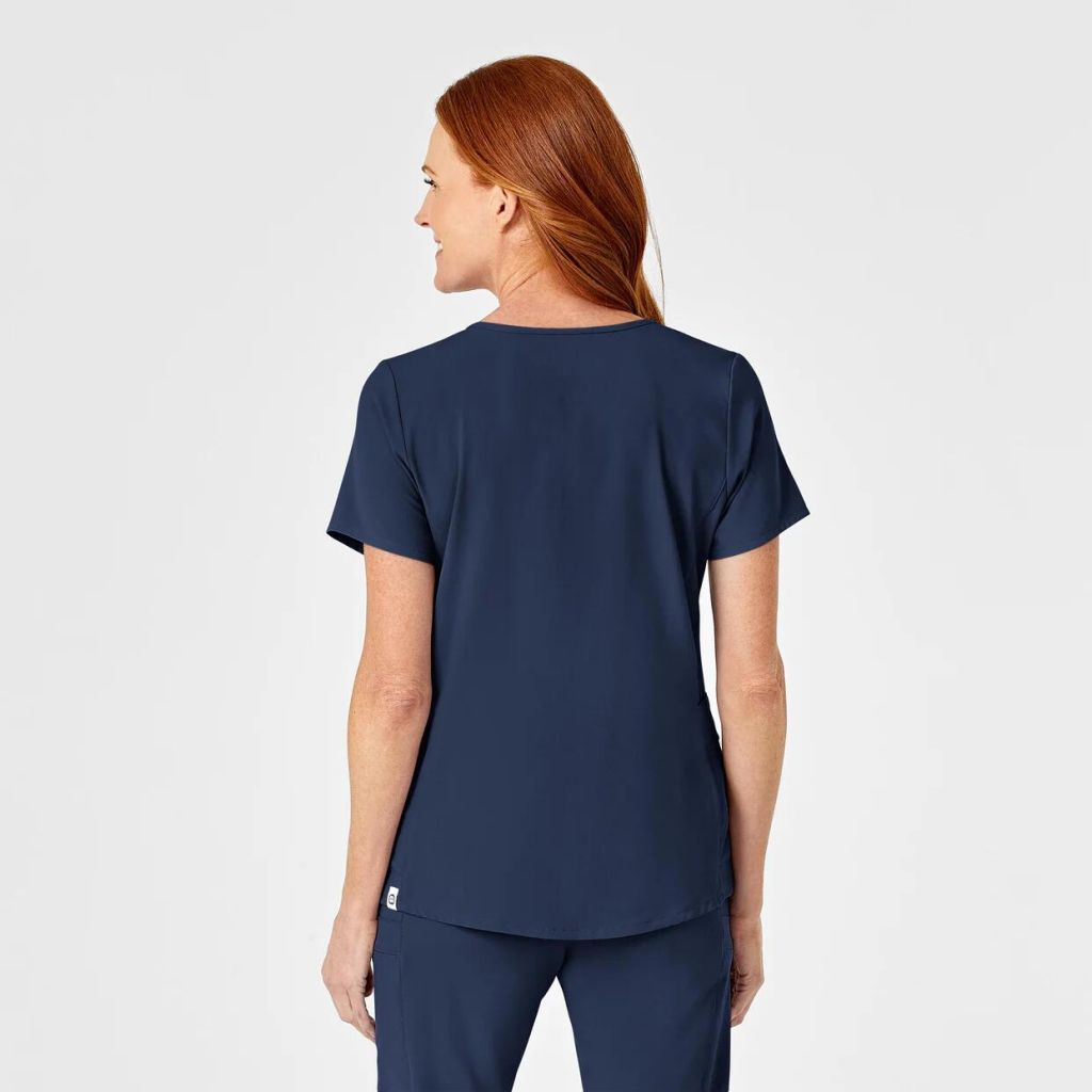 Bluza uniforma medicala, WonderWink Renew, 6334-NAVY