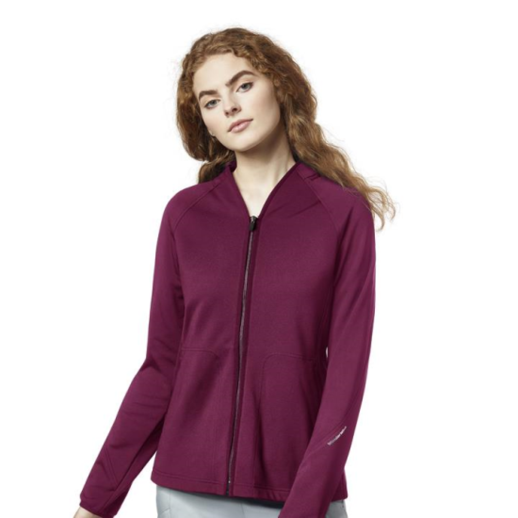 Jacheta uniforma medicala, WonderWink Layers, 8209-WINE XL