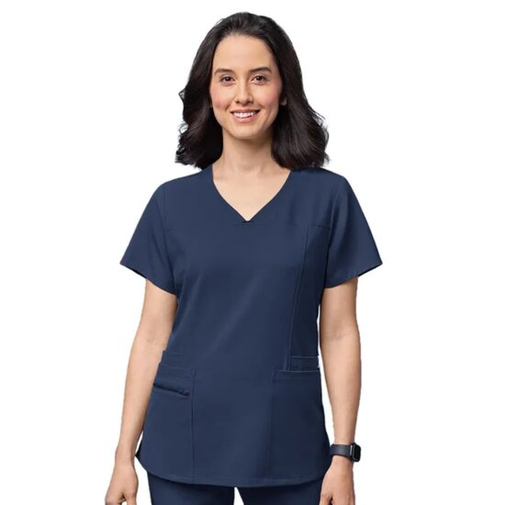 Bluza uniforma medicala, WonderWink Thrive, 6322-NAVY L