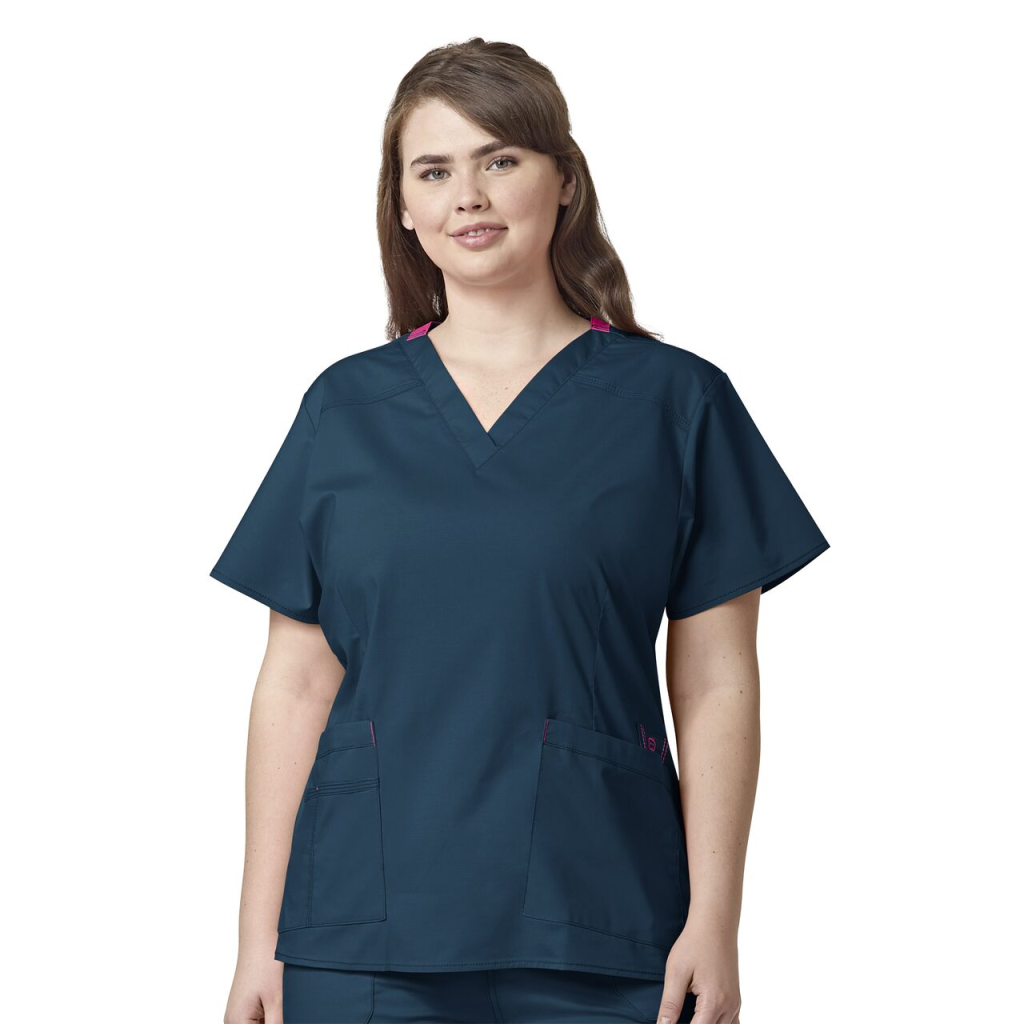 Bluza uniforma medicala, WonderFLEX, 6108-CRB L