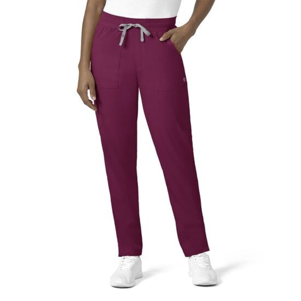 Pantaloni uniforma medicala, WonderWink PRO, 5519-WINE L