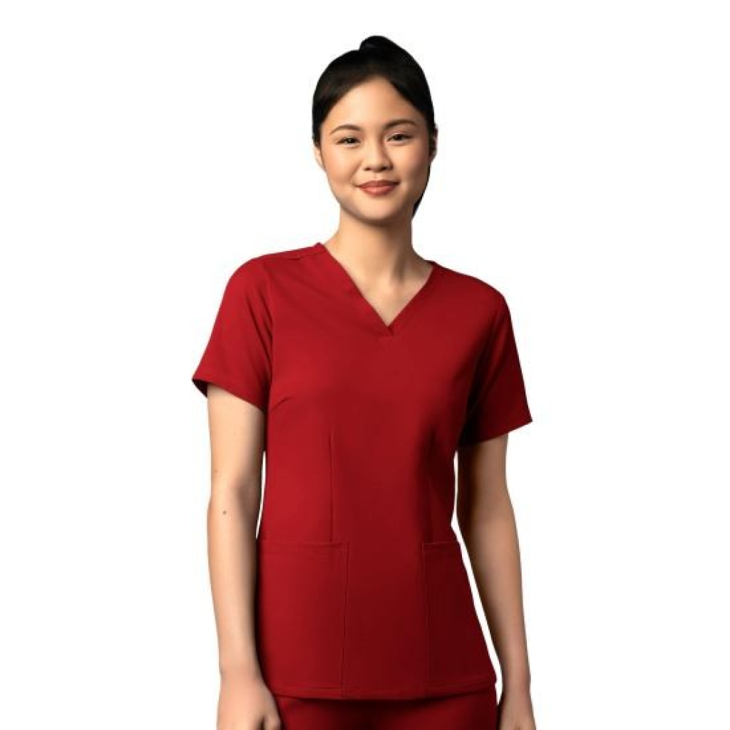 Bluza uniforma medicala, WonderWink Thrive, 6122-BURG L