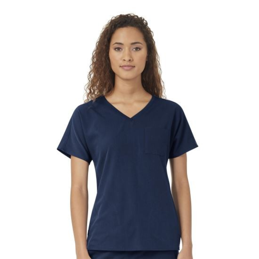 Bluza uniforma medicala, WonderWink Aero, 6329-NAVY L