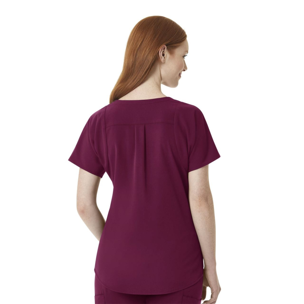 Bluza uniforma medicala, WonderWink Aero, 6329-WINE