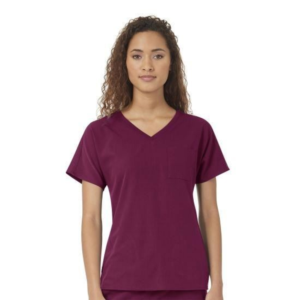 Bluza uniforma medicala, WonderWink Aero, 6329-WINE S