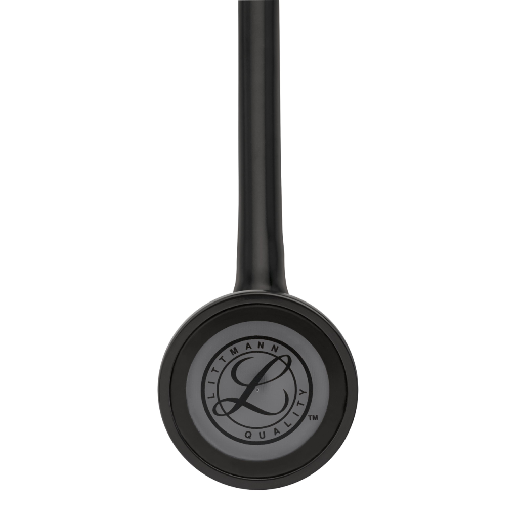 Stetoscop 3M Littmann Master Cardiology Negru capsula fumurie 2176 - capsula vedere frontala